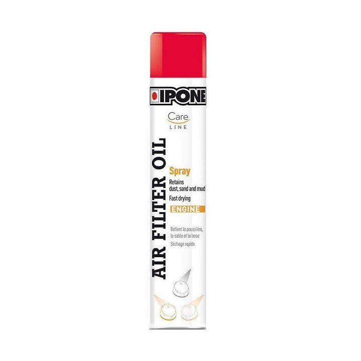 HUILE BOMBE FILTRE A AIR IPONE SPRAY FILTER OIL RACING 750ML