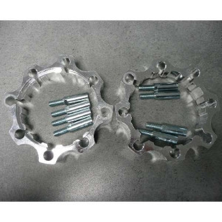 PAIRE D ELARGISSEUR AVANT DOUBLE PERCAGE 4X144 ET 4X156 +35mm POLARIS