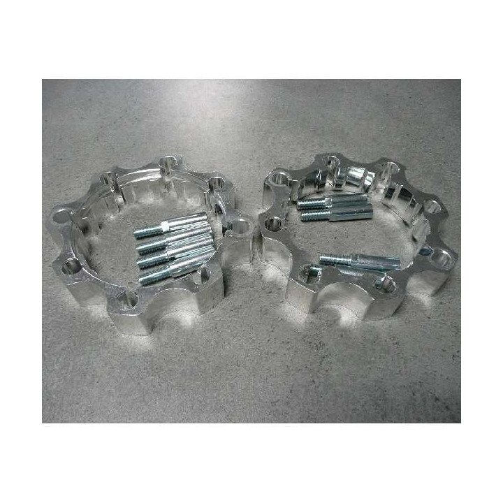 PAIRE D ELARGISSEUR AVANT DOUBLE PERCAGE 4X144 ET 4X156 +35mm POLARIS
