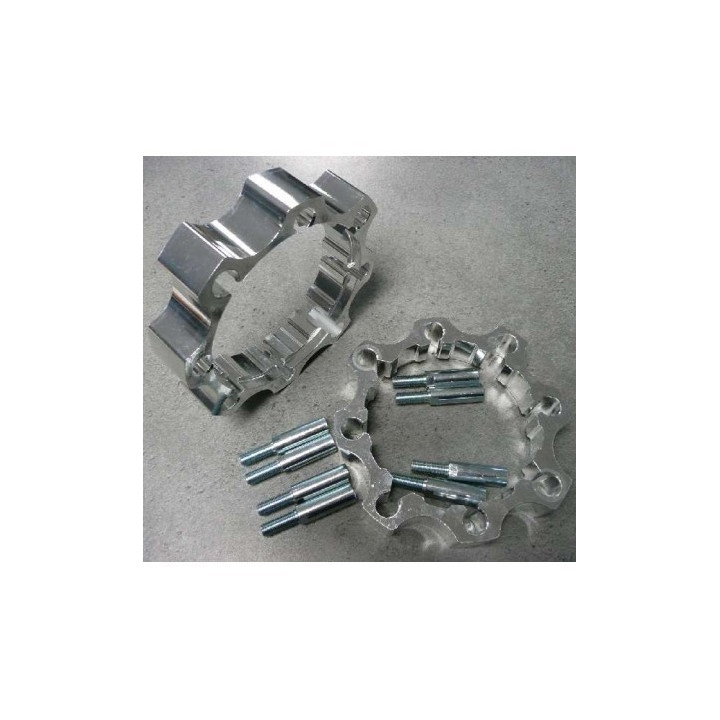PAIRE D ELARGISSEUR AVANT DOUBLE PERCAGE 4X144 ET 4X156 +35mm POLARIS