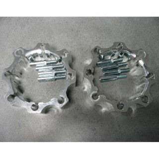 PAIRE D ELARGISSEUR AVANT DOUBLE PERCAGE 4X144 ET 4X156 +45mm POLARIS