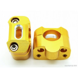 PONTETS REHAUSSE OR ADAPTATEURS POUR GUIDON 28.6MM (ADAPTATION SUR BASE DE MONTAGE 22MM)