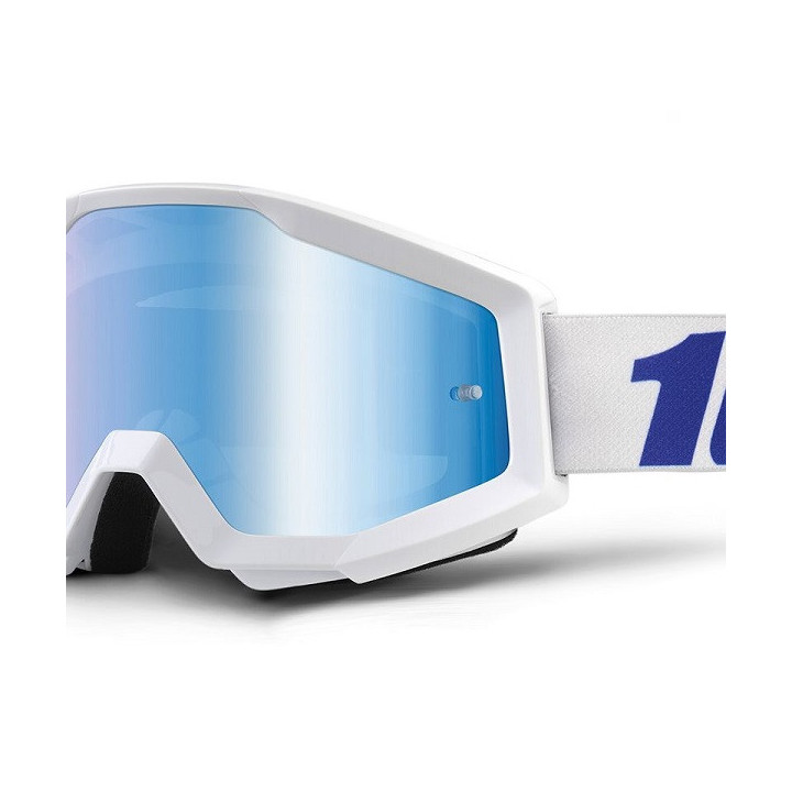 LUNETTES MASQUE 100% STRATA EQUINOX ECRAN MIROIR BLEU