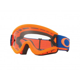 Masque OAKLEY L Frame Orange Blue écran transparent