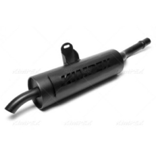 SILENCIEUX ECHAPPEMENT DOMA ALU CARBONE 450 YFZ POUR COLLECTEUR D' ORIGINE