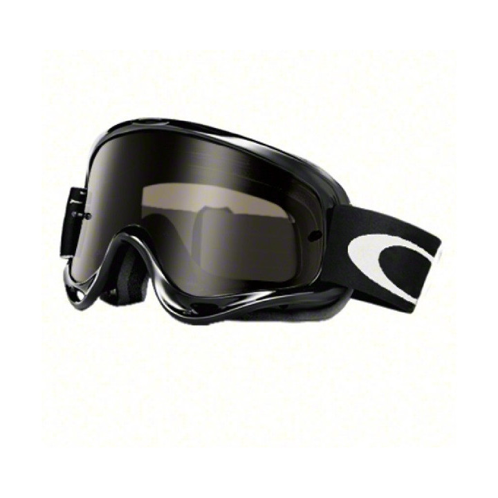 Masque OAKLEY XS O Frame Sand Jet black écran Dark Grey + transparent