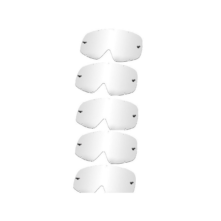 Pack 5 écrans de rechange OAKLEY O Frame Lexan transparent
