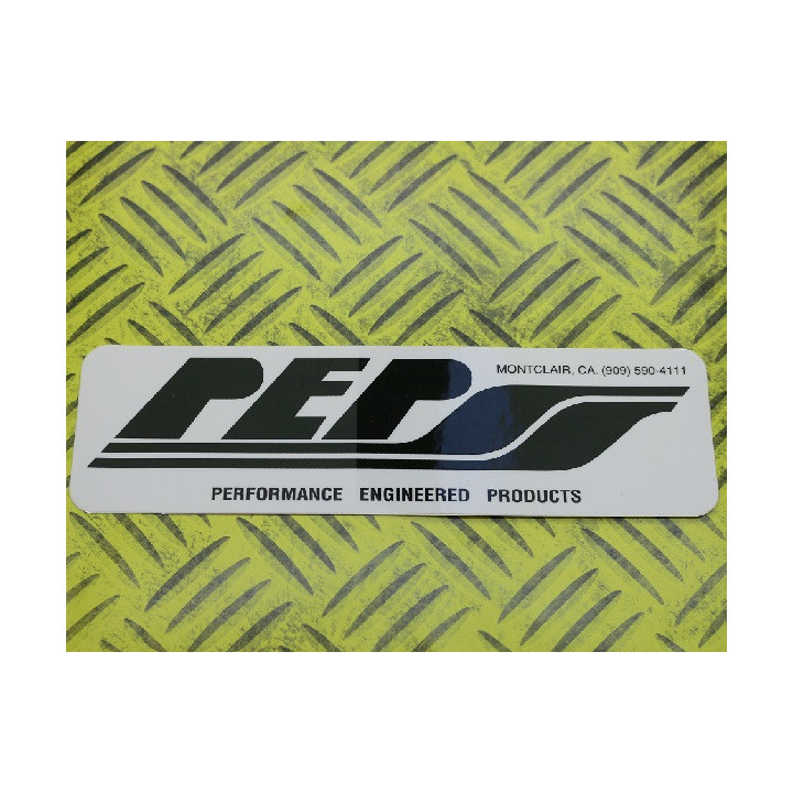 STICKER D'AMORTISSEURS PEP'S ROUGE