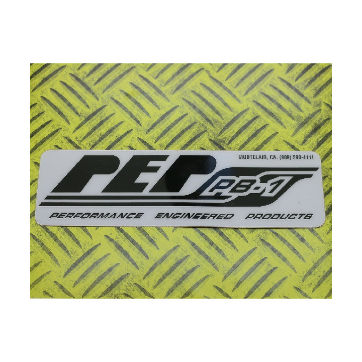 STICKER D'AMORTISSEURS PEP'S NOIR