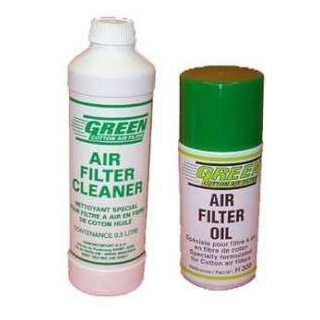 HUILE FILTRE A AIR + NETTOYANT GREEN