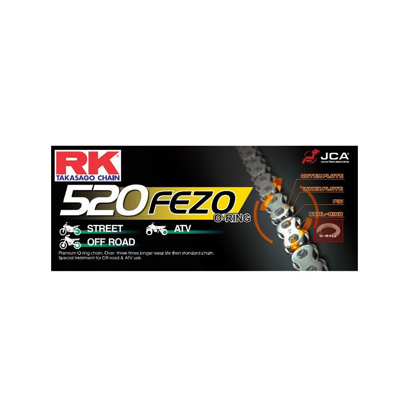 CHAINE O'RING RENFORCEE RK 520 SO 200 BLASTER