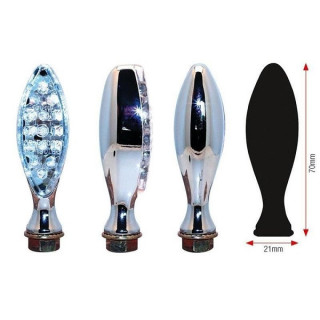 CLIGNOTANTS ELIPSE LEDS CHROME