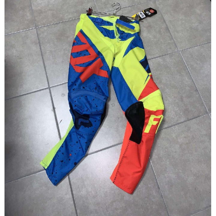 PANTALON CROSS THOR GRID ORANGE MARRON TAILLE 30