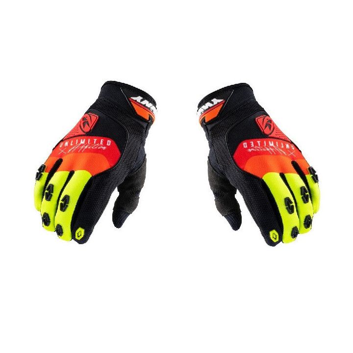 GANTS SAFETY KENNY HOMOLOGUE CE NOIR ROUGE ORANGE