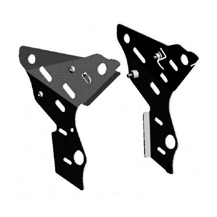 PROTECTIONS LATERALES DE CADRE XRW EN ALU NOIR LTR 450