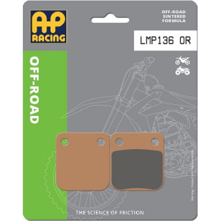 PLAQUETTES DE FREIN AVANT YFM WARRIOR 350 AP RACING 89/05 LMP136OR