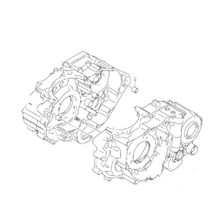 CARTER BLOCK MOTEUR LTR 450 06/08 D'ORIGINE
