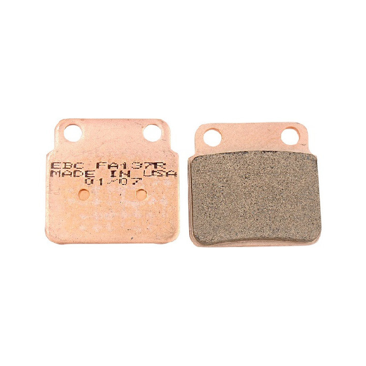 2 PLAQUETTES EBC SERIE R : LTZ 400  LTR450 ARRIERE