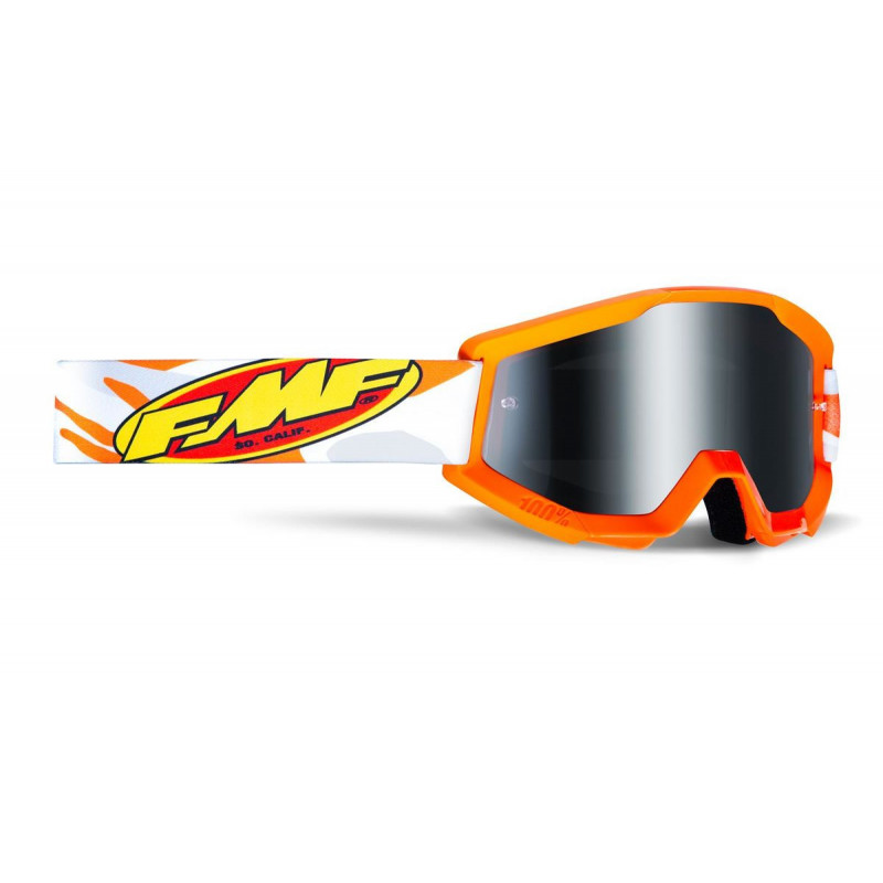 LUNETTES MASQUE POWERCORE GRIS ORANGE - ECRAN ARGENT MIROIR