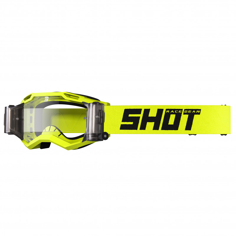 LUNETTES MASQUE CROSS SHOT ASSAULT NEON YELLOW ROLL OFF