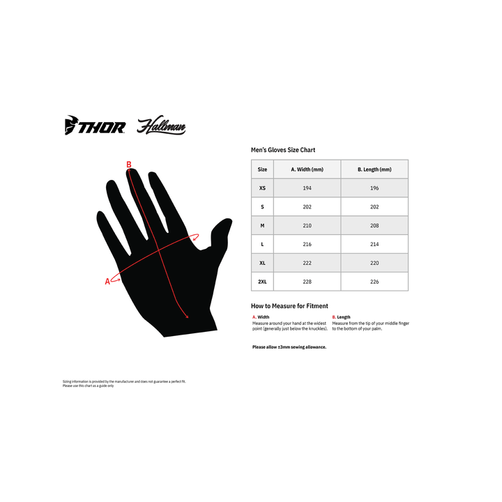Gants cross THOR Draft bleu blanc | MX-Quad