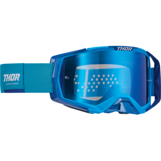 Masque lunettes THOR Activate bleu blanc adulte 2022 | MX-Quad