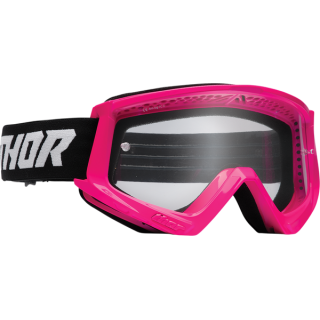 Masque lunettes Thor Combat Racer rose noir adulte | MX-Quad