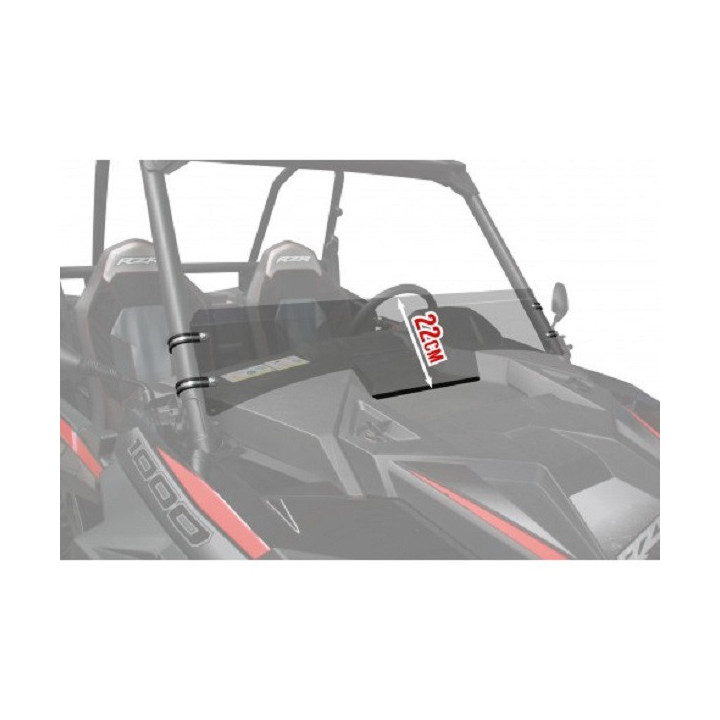 Demi pare brise polycarbonate 15cm xrw ssv polaris rzr 1000 xp 2019