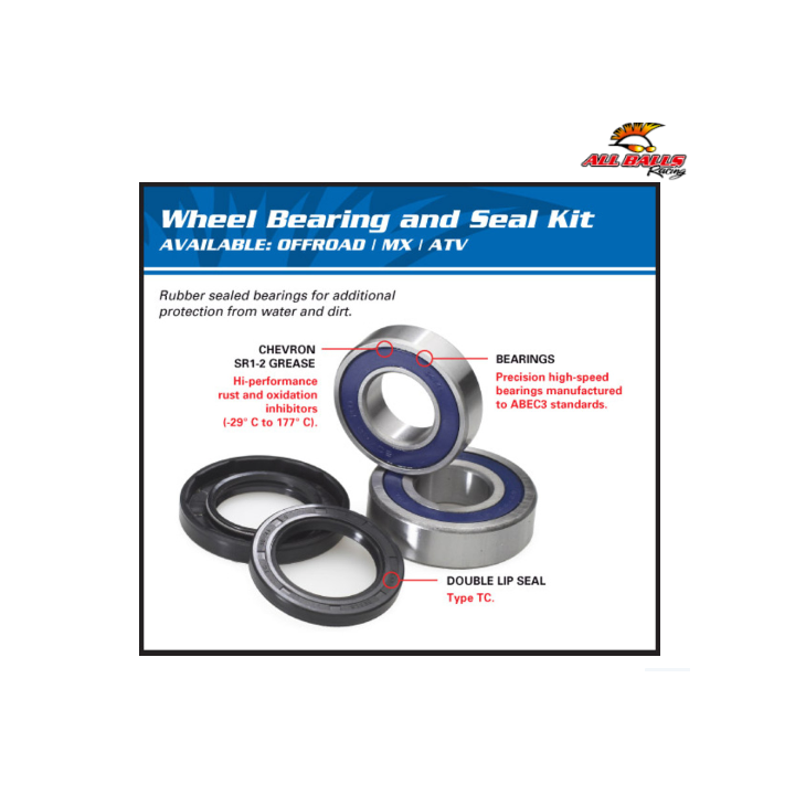Roulements bras oscillant Yamaha YFZ 450 2004-2005 | MX-Quad