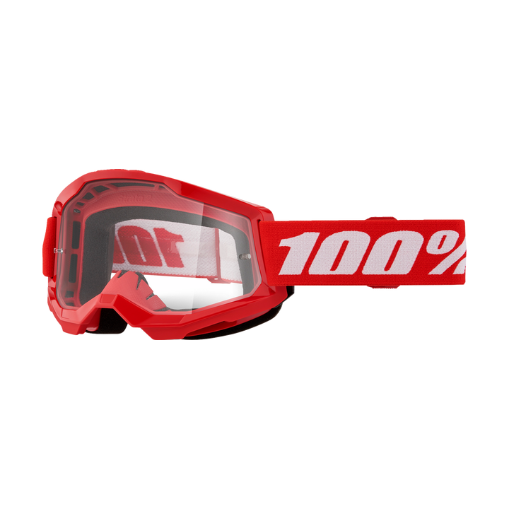 Lunettes Masque 100% Strata 2 ROUGE / Blanc