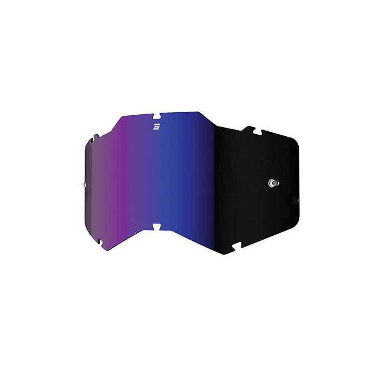 Écran iridium bleu remplacement masque Shot | MX-Quad