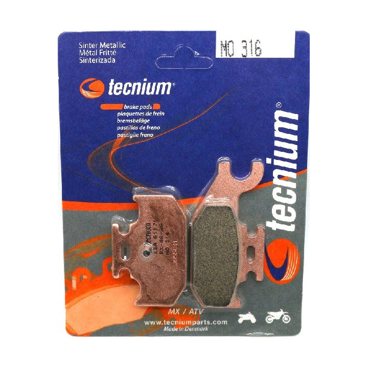 Plaquettes de frein Tecnium Yamaha 700 Raptor arrière | MX-Quad