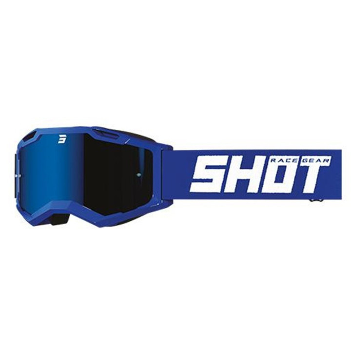LUNETTES MASQUE CROSS SHOT ASSAULT 2.0 SOLID IRIDIUM BLEUE REFLEX GLOSSY