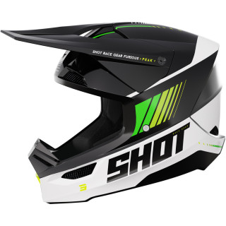 CASQUE SHOT FURIOUS PEAK NOIR VERT TAILLE S