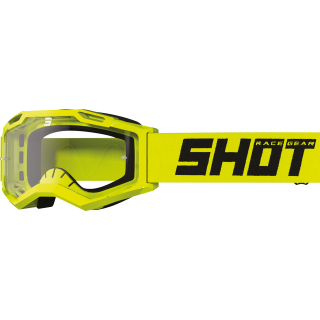 LUNETTES MASQUE SHOT SOLID NEON YELLOW GLOSSY ROCKET KID ENFANT