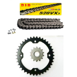 KIT CHAINE JT DID VX3 RENFORCE YAMAHA 700 RAPTOR