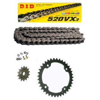 KIT CHAINE DID VX3 RENFORCE KYMCO KXR 250