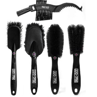 Kit de 5 brosses nettoyage moto quad MUC-OFF