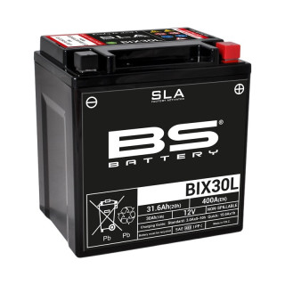 BATTERIE BS BATTERY BIX30L-BS SANS ENTRETIEN PRÊTE A L'EMPLOI SSV RZR 1000 XP XP4