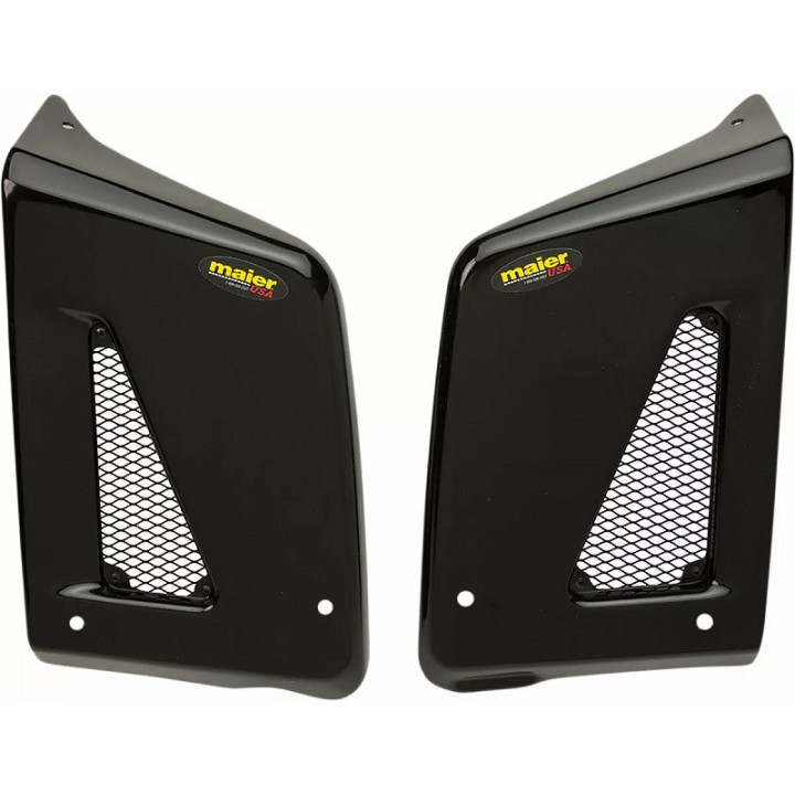 CARENAGE PLASTIQUES OUIES DE RADIATEUR MAIER NOIR SUZUKI LTR 450