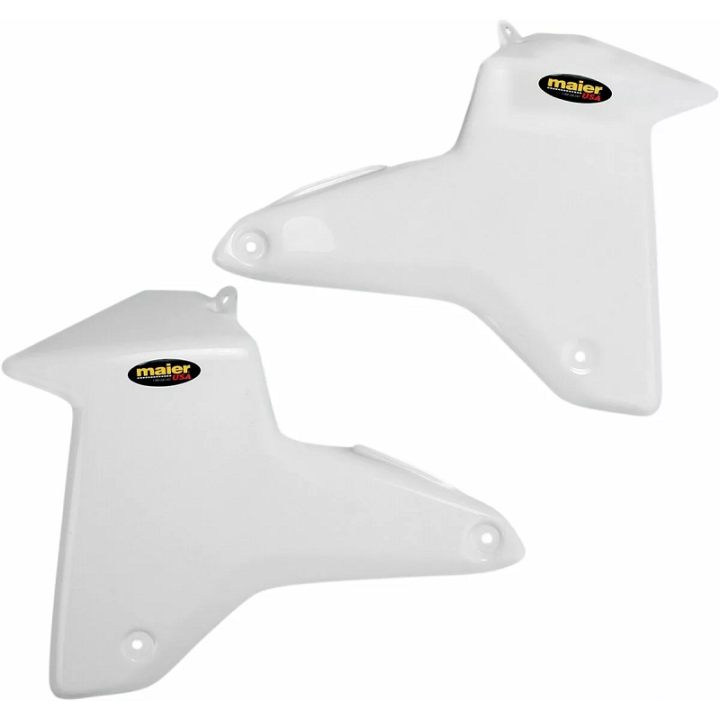 CARENAGE PLASTIQUES OUIES DE RADIATEUR MAIER BLANCHE SUZUKI LTR 450