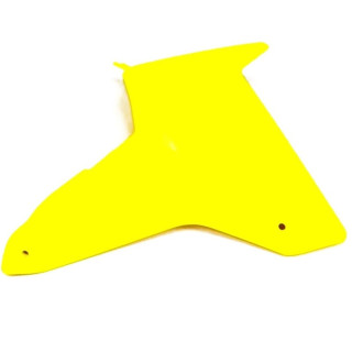CARENAGE PLASTIQUE OUIES DE RADIATEUR JAUNE DROITE SUZUKI LTR 450 D' ORIGINE