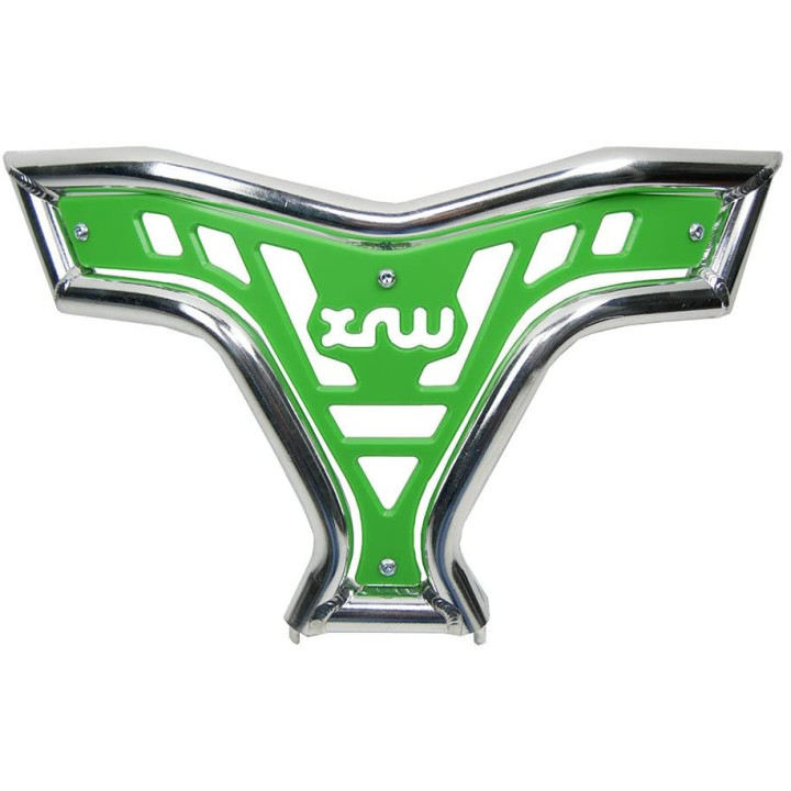 Bumper aluminium XRW vert pour KFX 700 | MX-Quad