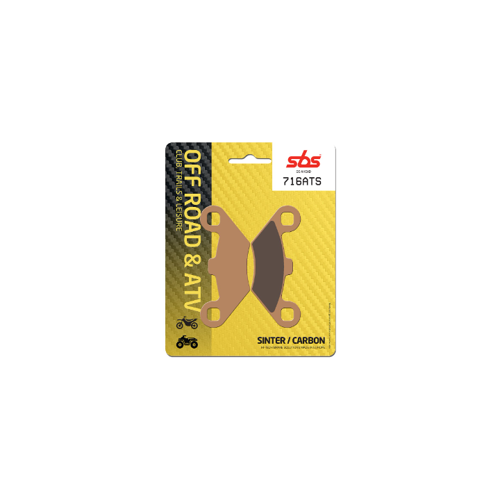 PLAQUETTES DE FREIN AVANT SBS POLARIS SCRAMBLER 400 4X4 2X4