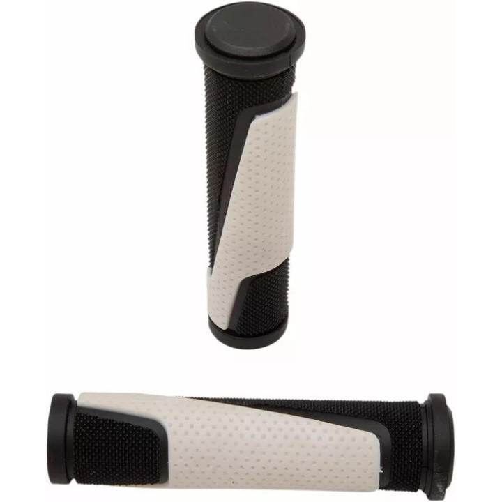 POIGNEES PROGRIP 807 DOUBLE INTENSITE BLANCHES NOIRES ( GACHETTE )