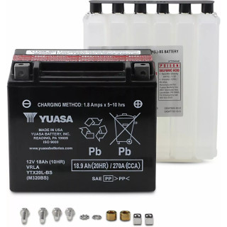 BATTERIE YUASA 12V YTX20L CAN AM 500 OUTLANDER RENEGADE 800 RENEGADE