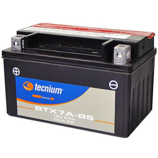 BATTERIE TECNIUM BTX7A-BS SANS ENTRETIEN AVEC PACK ACIDE SUZUKI LTZ 90