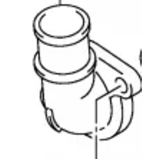 CARTER ALU THERMOSTAT CONDUIT D'ORIGINE SUZUKI 400 LTZ 2003-08