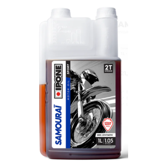 HUILE MOTEUR 2T IPONE SAMOURAI RACING FRAISE - 1L
