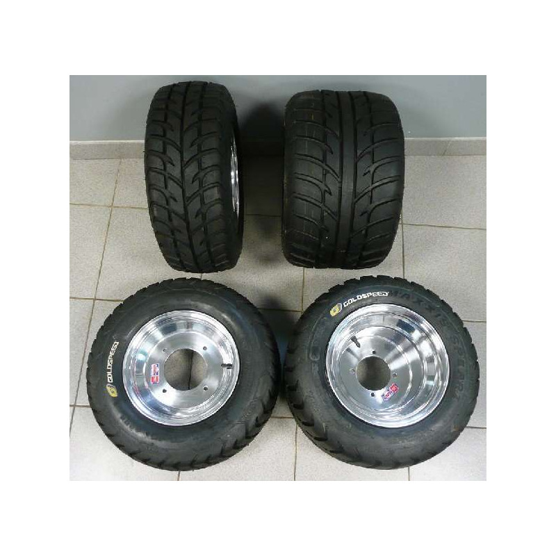 PACK SUPERQUADEUR MAXXIS SPEARZ 225x40x10 et 165x70x10 QUAD YAMAHA RAPTOR 250 350 450 660 700 YFZ YFZR BANSHEE WARRIOR